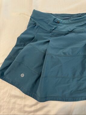 lululemon athletica Teal Blue Athletic Skort